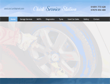 Tablet Screenshot of chirkservicestation.co.uk